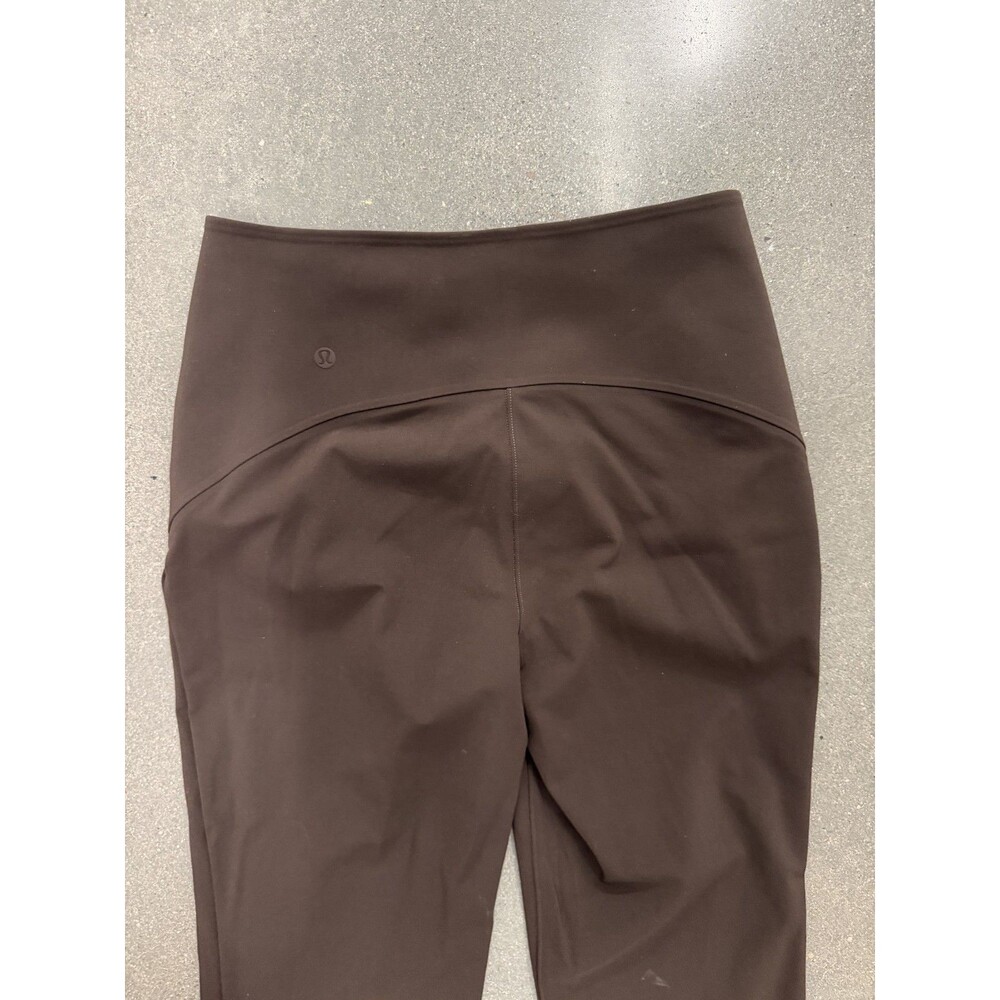 Lululemon SmoothFit Pull-On High-Rise Pants Espresso Brown Womens Size 6 LW5EGSS - Picture 15 of 16